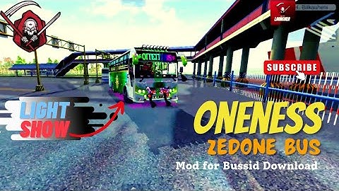oneness zedone bus || dashavatar Mod Livery || Download || With Light Show || bussid || New