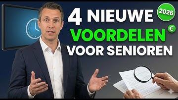 4 voordelen waar senioren in 2026 op moeten mikken! Zo bereid je je voor.