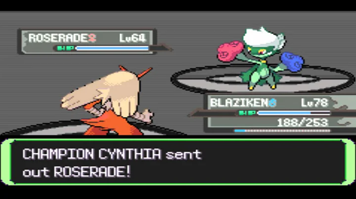 CHAMPION CYNTHIA FLORA SKY+ENDING