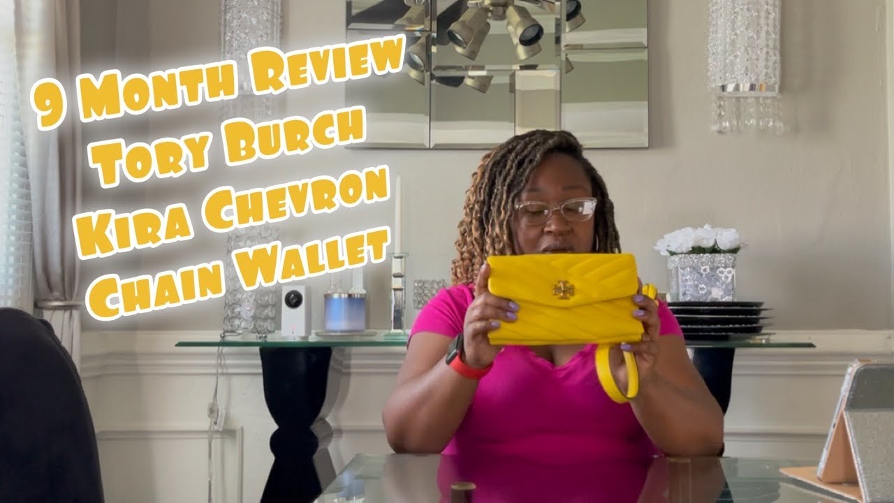 Tory Burch / Kira Chevron “Chain Wallet” / 9 month review 