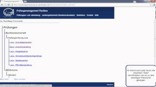 Klausurenanmeldung über flexnow - uni göttingen