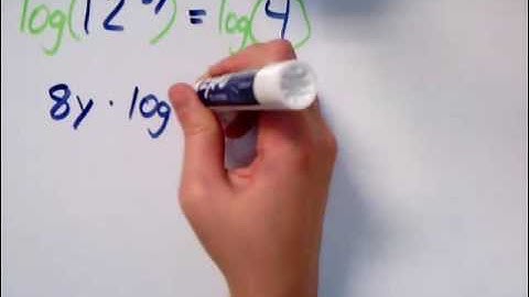 Solving an exponential equation by using logarithms, Decimal answers, basic
