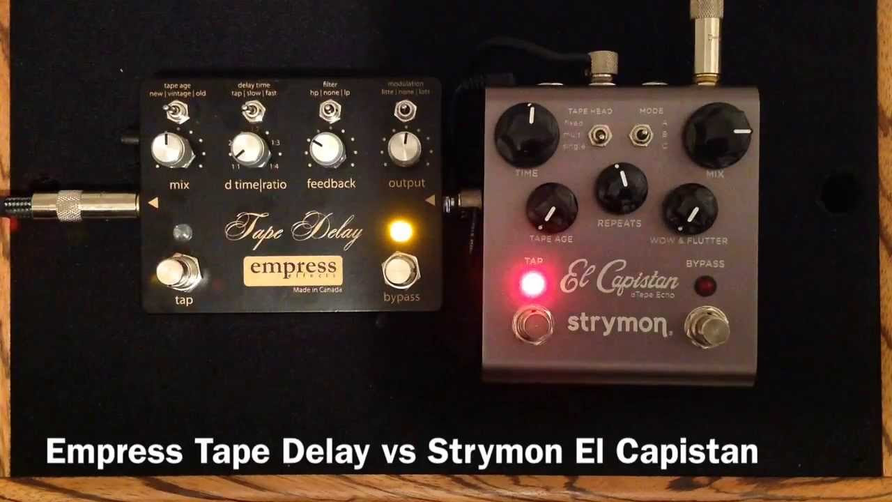 Empress Effects Tape Delay | review demo - YouTube