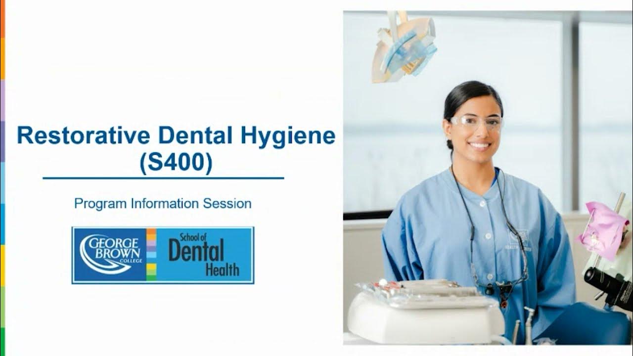 Restorative Dental Hygiene Online Information Session YouTube