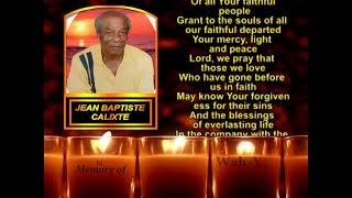Jean Baptiste Calixte Memorial