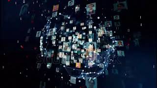 stock footage multinational people and global communication network concept social media