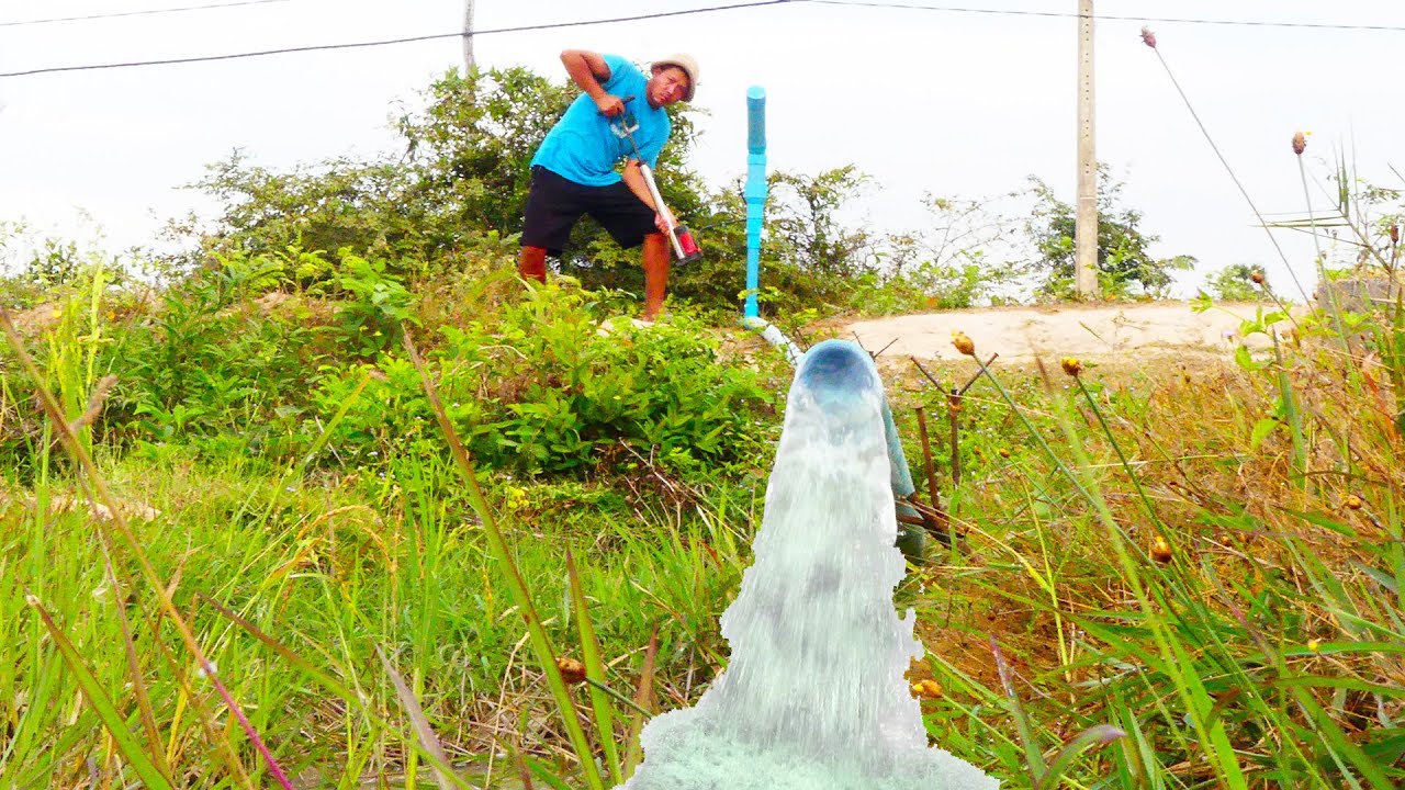 Turn PVC Pipe Vs Drum Pump No Electricity YouTube