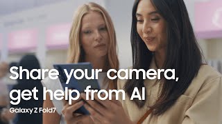 Camera share on large screen | K-Beauty Shop | Galaxy Z Fold7 | Samsung Belgium