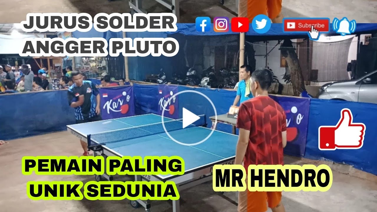 Pemain bintik paling unik sedunia Mr Hendro vs Bintik Solder Mr Angger Pluto - 8 besar Karjo cup