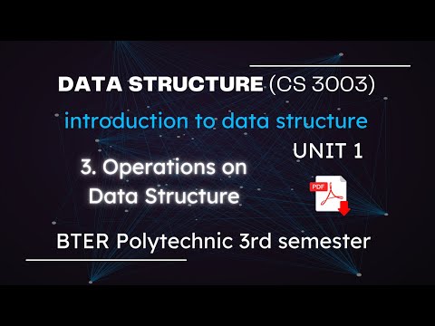 Operations on data
