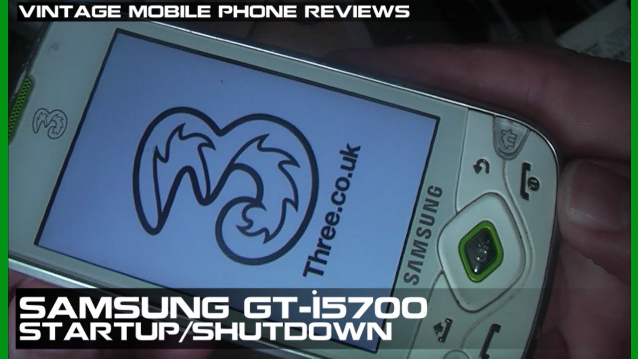 Samsung GT-i5700 Mobile Phone - '3' Startup/Shutdown