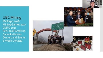 Why Mining? (3) UBC Alumni, Darcy Sepkowski