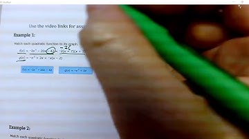 IXL BB 13 Match quadratic functions and graphs
