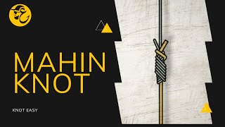 MAHIN (CARROT) KNOT عقدة ماهين (الجزرة) | STRONG LEADER KNOT AND PASS SMOOTHLY THROUGH THE ROD RINGS