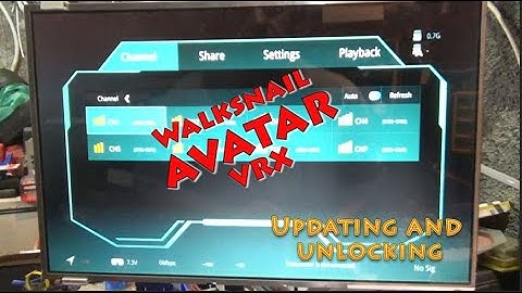 Walksnail AVATAR VRX updating and unlocking