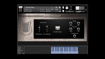 Indiginus Kinnor Harp