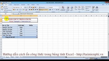 Hướng dẫn cách ẩn công tính tính toán trên Excel - http://taimienphi.vn