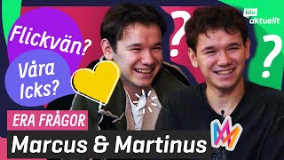 Hur ser man skillnad på Marcus och Martinus? | Marcus & Martinus svarar på ERA frågor!