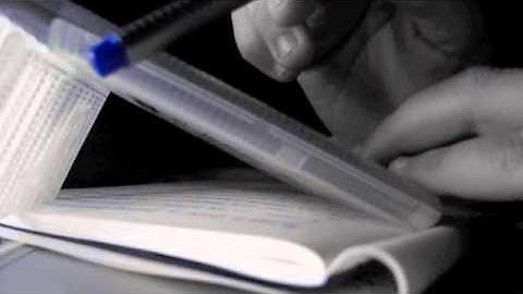 Writing in notebook - asmr