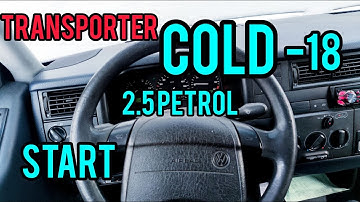 COLD START -18℃ 🥶 VW T4 2.5 PETROL