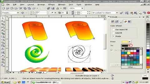 Thiết kế Mẫu quãng cáo với Corel Draw - Bài 12: Hiệu ứng Extrude - Lens - Add Perspective