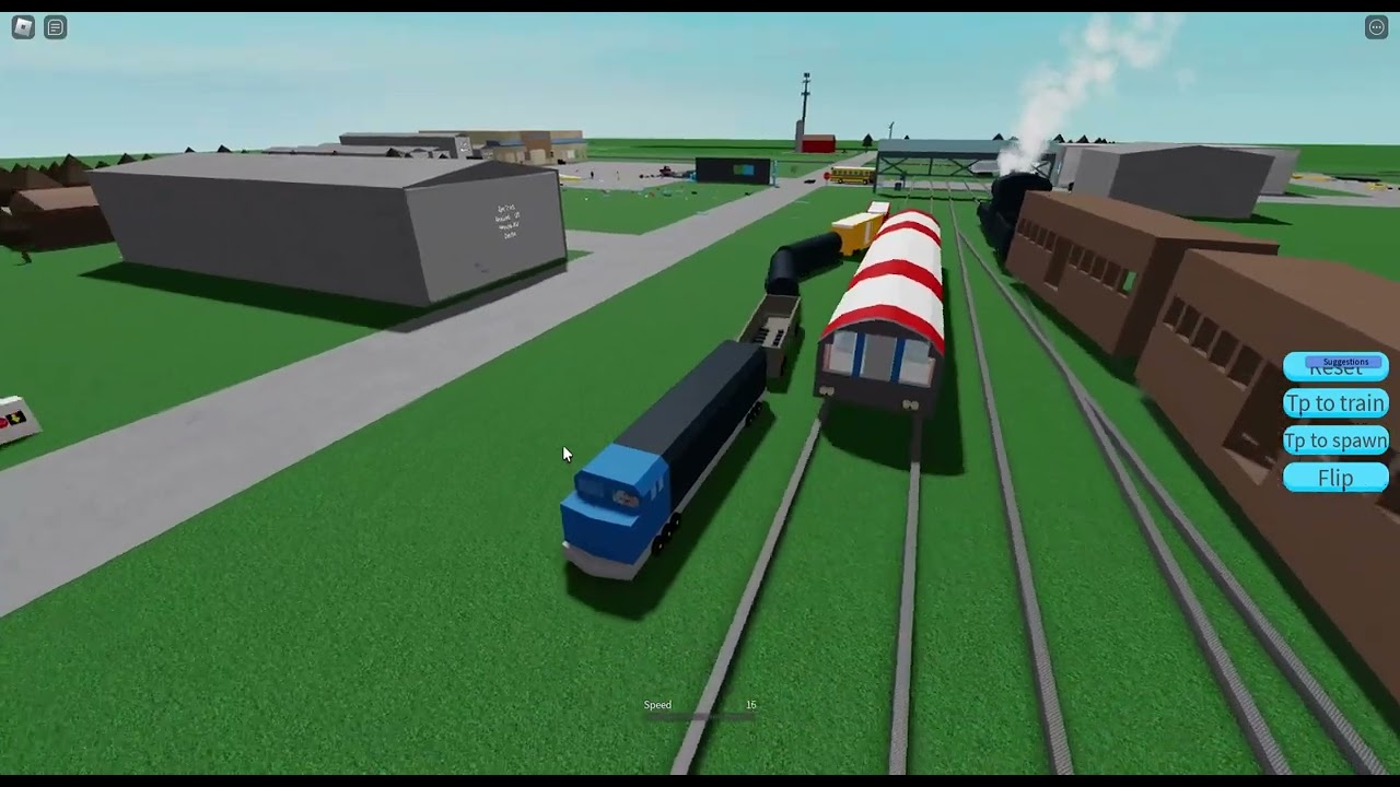 Roblox Train Crashing- No Commentary