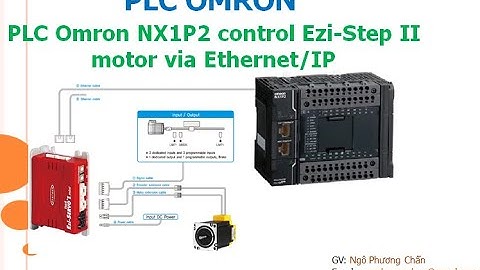 PLC Omron NX1P2_(P2)_Control Ezi Motor via EthernetIP