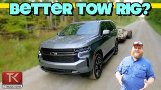 Watch This Before You Buy a 2021 Chevy Tahoe  We Hookup a Trailer to See How it Tows