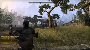 Elder Scrolls Online Beta (ESO) Playing The Lute