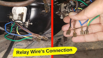 Fridge Relay Connection | Refrigerator/Fridge Compressor Relay Wire