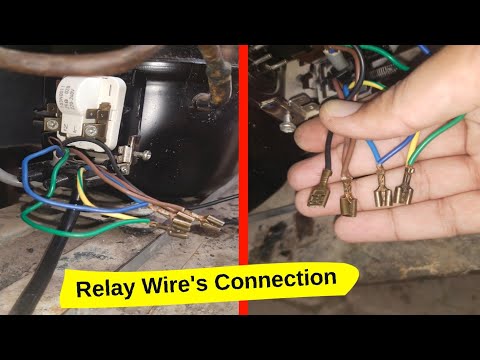 Fridge Relay Connection | Refrigerator/Fridge Compressor Relay Wire's Connection Danfoss
