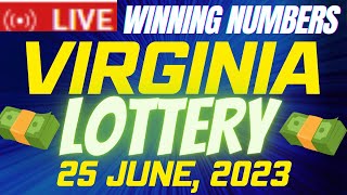 Virginia Night Lottery Results June 25 2023 - Pick 3 - Pick 4 - Cash Pop - Bank a Million- Powerball