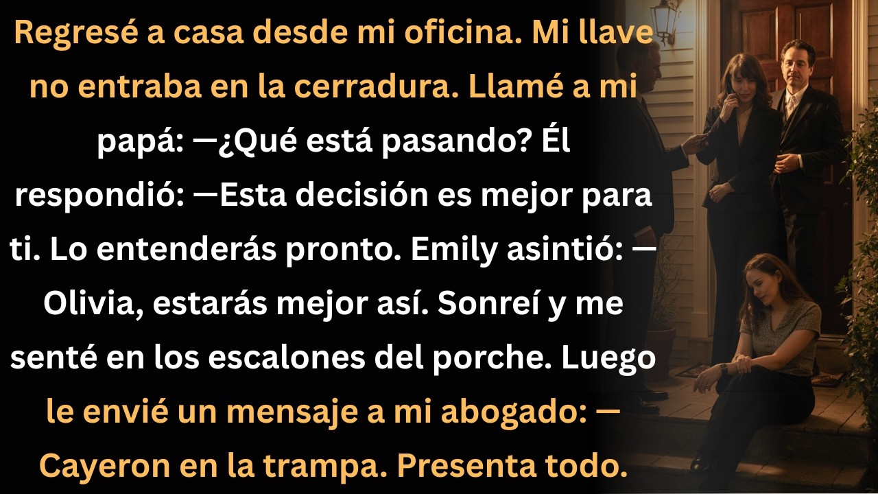 Mi propia familia me bloqueó de casa… y preparé mi venganza perfecta.
