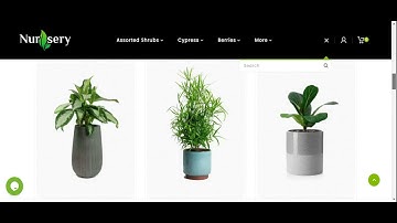 plant selling website with ecommerce option