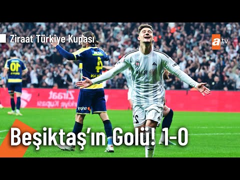 GOL! Beşiktaş Ernest Muçi ile 1-0 öne geçti! 70' - Ziraat Türkiye Kupası Yarı Final