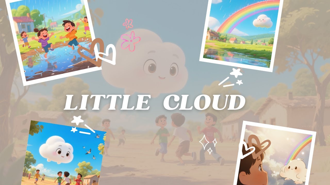 The Little Cloud Who Made It Rain ☁️🌧️|A Magical Cloud and Rainbow Story