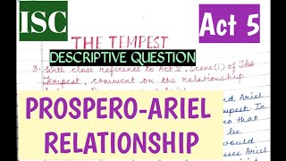 relationship between prospero and ariel