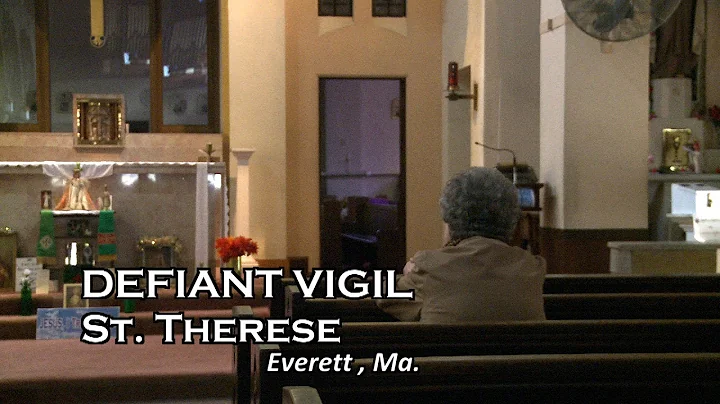 CATHOLIC CHURCH VIGIL ST THERESE EVERETT MASS. CAR...