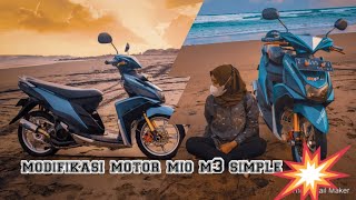 Mio M3 Modifikasi Simple  Cinematic  Motor