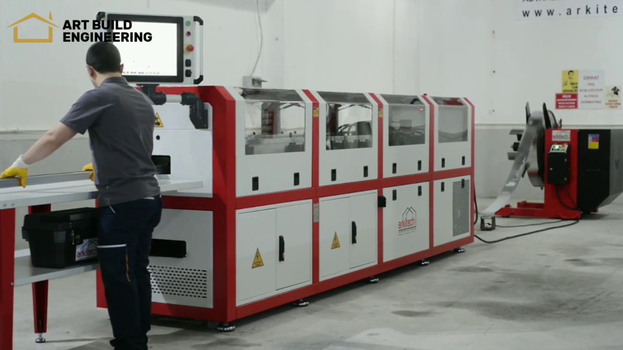 Производство профилей ЛСТК - YouTube