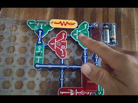 Snap circuit morse code generator
