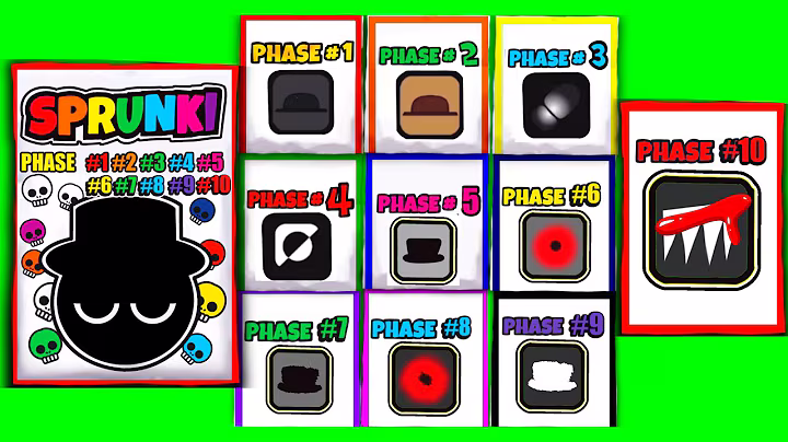 🌈SPRUNKI Blind Bag Black | ASMR Phase 1vs2vs3vs4vs5vs6vs7vs8vs9vs10 squishy