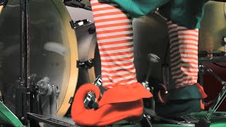This Drummer Is At The Wrong Christmas Gig