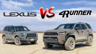 2025 Toyota 4Runner vs 2025 Lexus GX 550 | Ultimate SUV Comparison – Power, Luxury, Features & Price