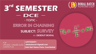 Survey - Error in Chaining (Numerical) #polytechnic #civilengineer Net Worth