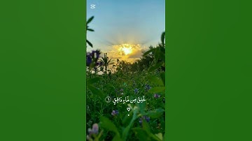🌿سورة الطارق🌿  القارئ احمد خضر #quran #تلاوات #أحمد_خضر