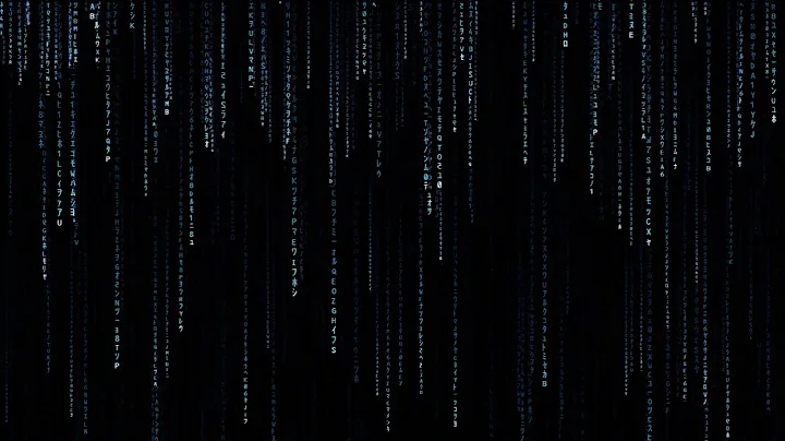 Blue Matrix Code Rain 1 Hour Matrix Theme TV Screensaver and Live Wallpaper 4K