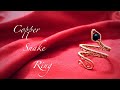 Tutorial: How to make the copper snake ring
