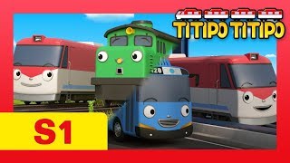 TITIPO S1 #1-6 l Can Titipo adjust well to Choo-Choo Town?! l Trains for kids l TITIPO TITIPO