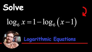 How to Solve a Logarithmic Equation using Log Definition